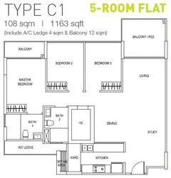Blk 519D Centrale 8 At Tampines (Tampines), HDB 5 Rooms #370424561